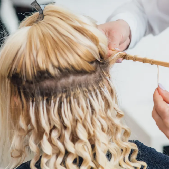 I-tips Hair Extensions - 1/2 Head at Glorious Hair Restoration Salon in Sayreville, NJ