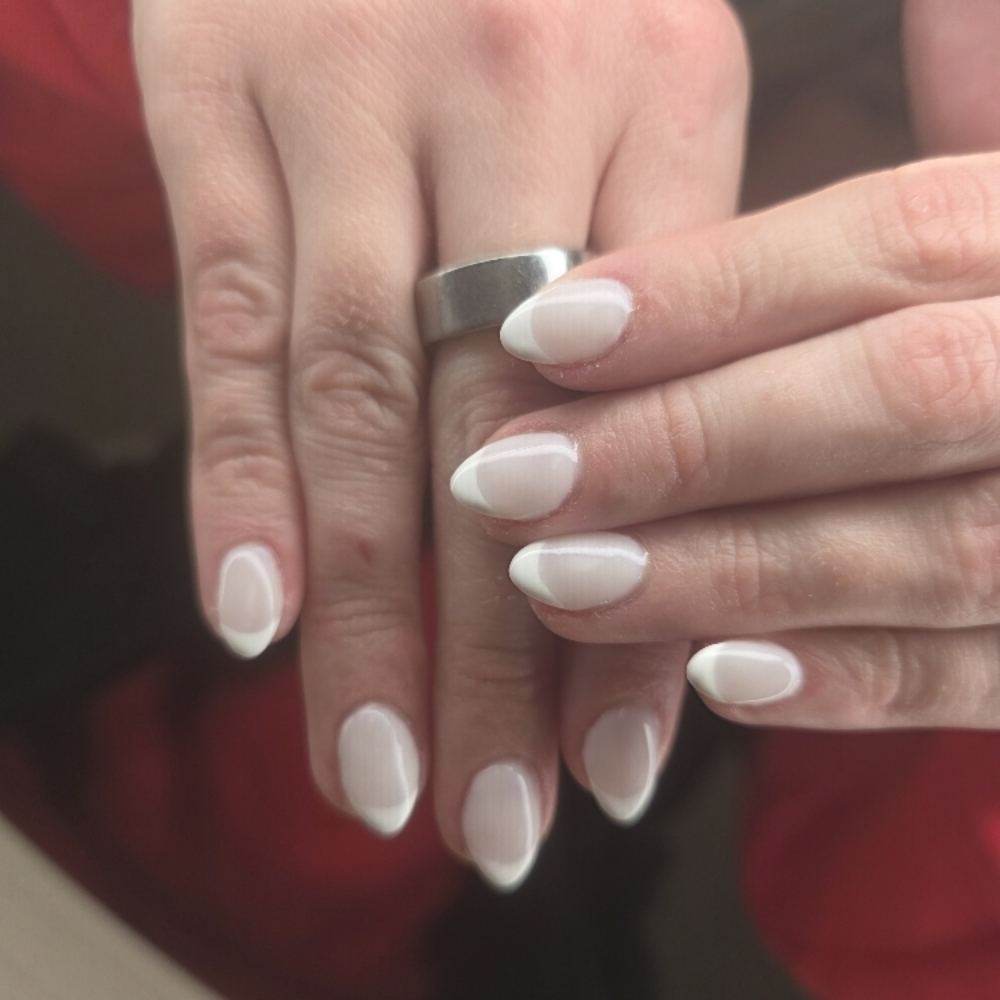 French Manicure at FLAWLESS Nails & Esthetics in Clarkston, MI