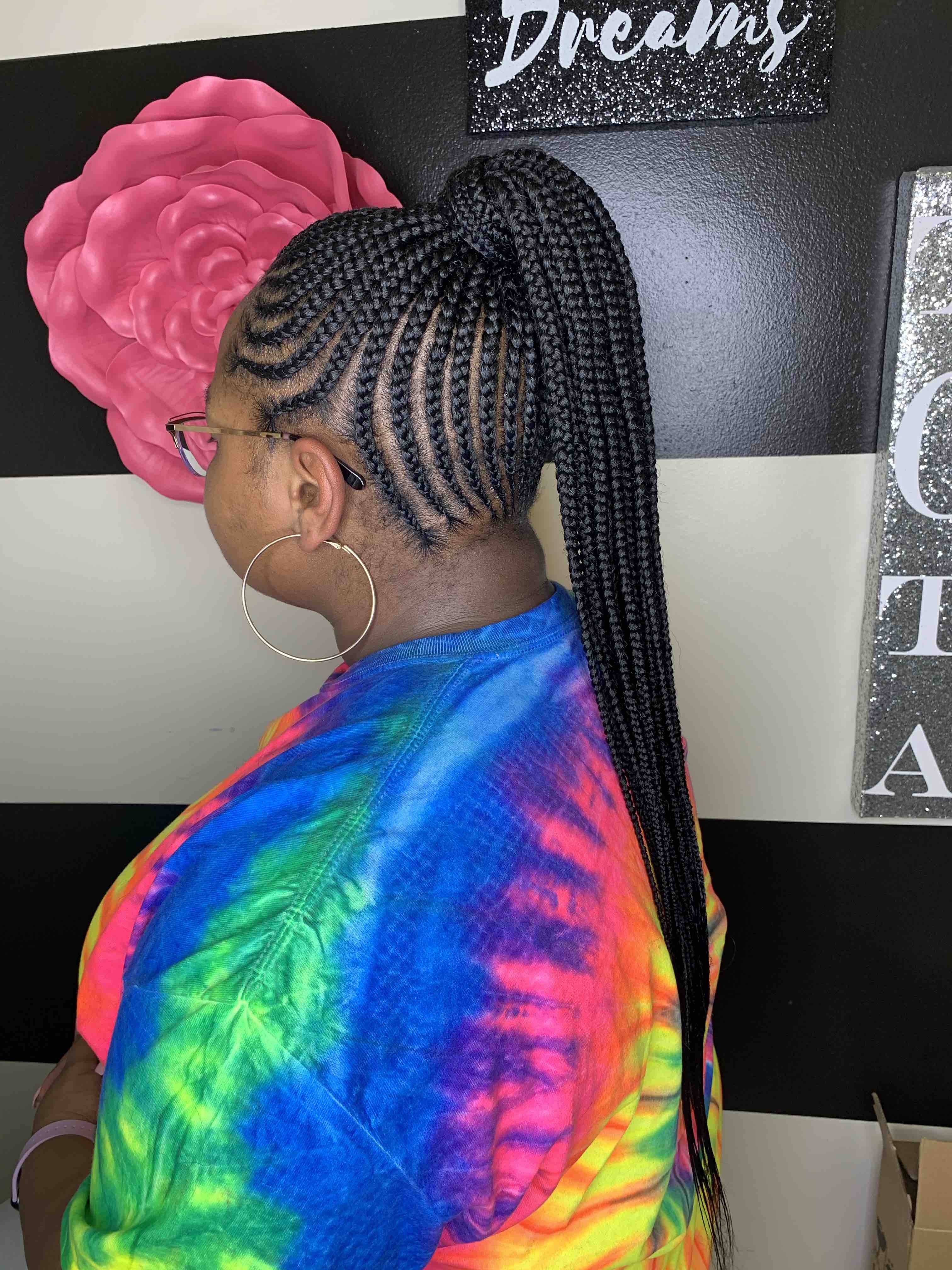 Small Braided Ponytail
