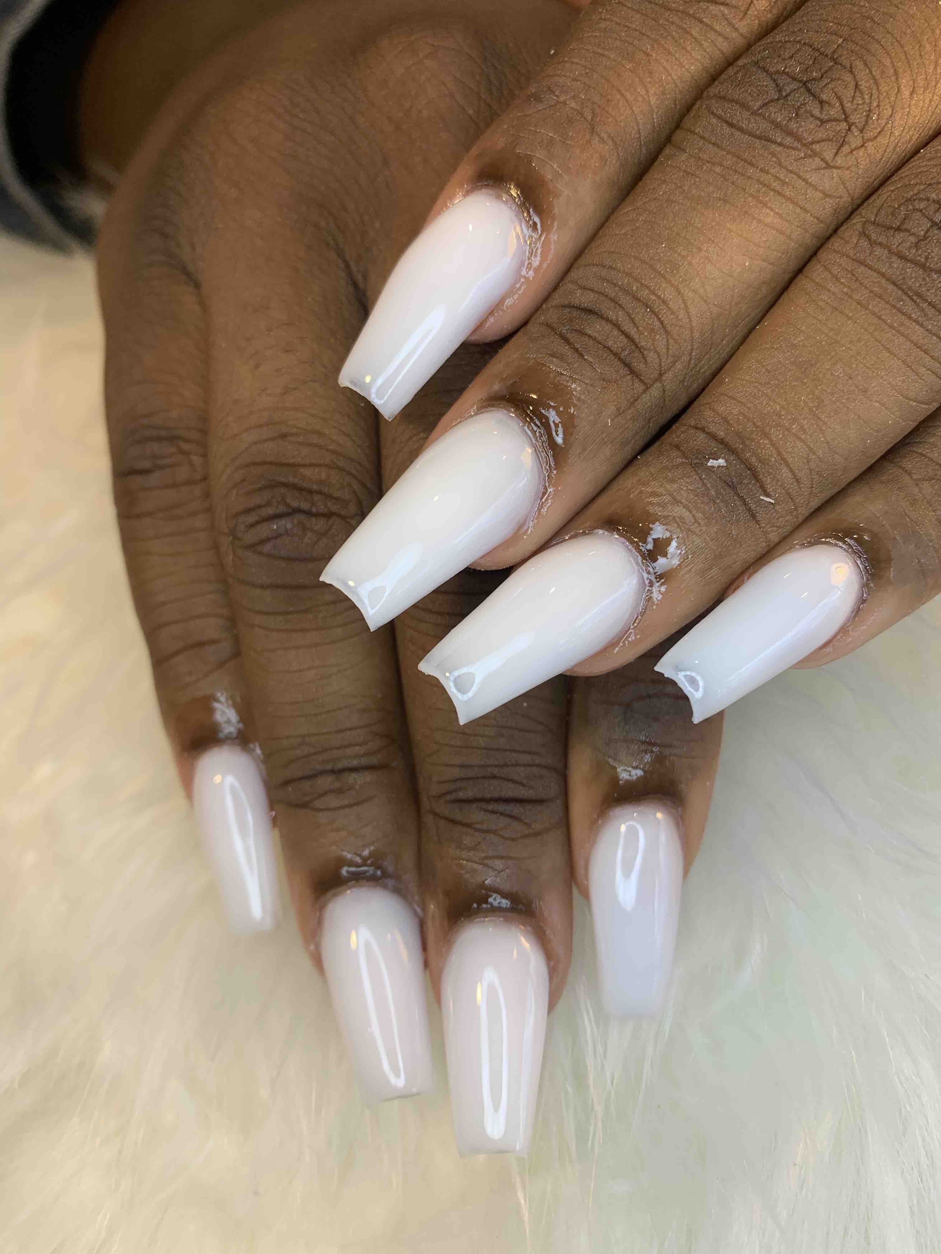 Color Acrylic Natural Pink/white