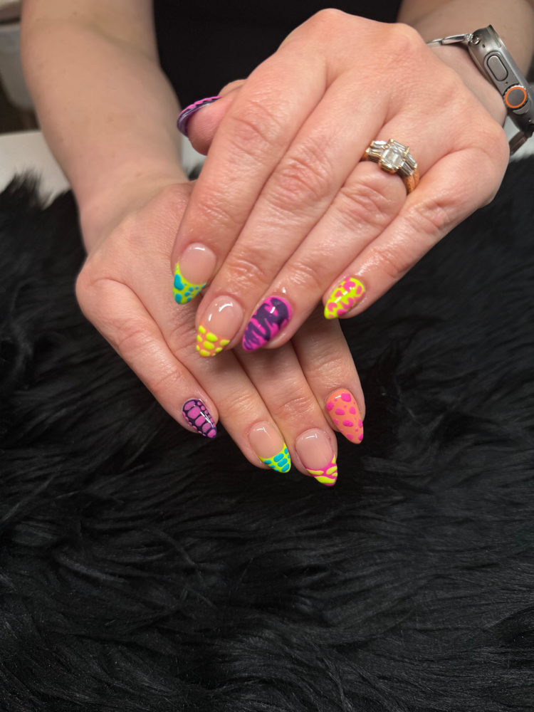 Short Acrylic Fill at NailssbyJC in Minneapolis, MN