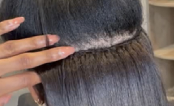 Weft Sew In (Beaded Install)