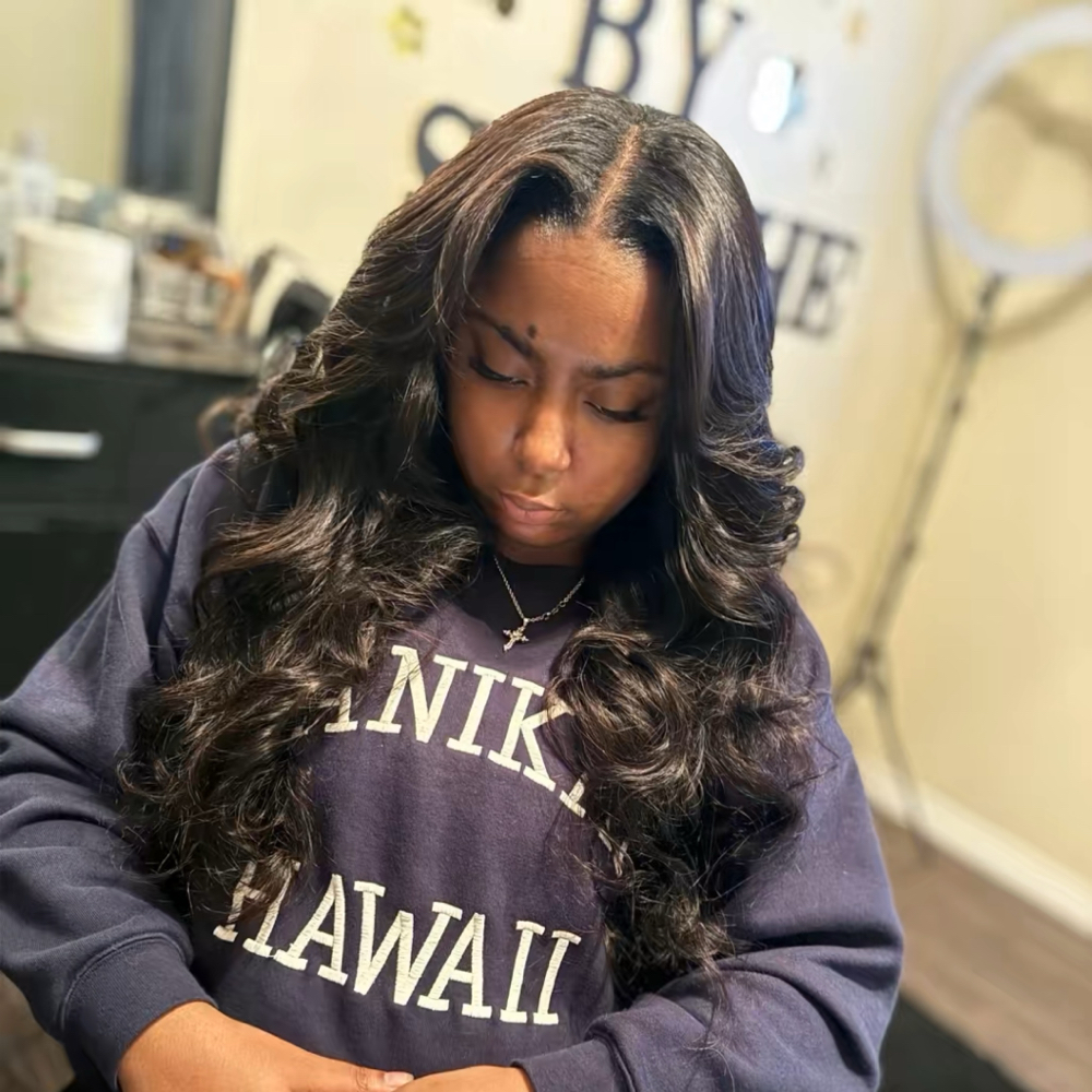 Sew-In With Leave Out