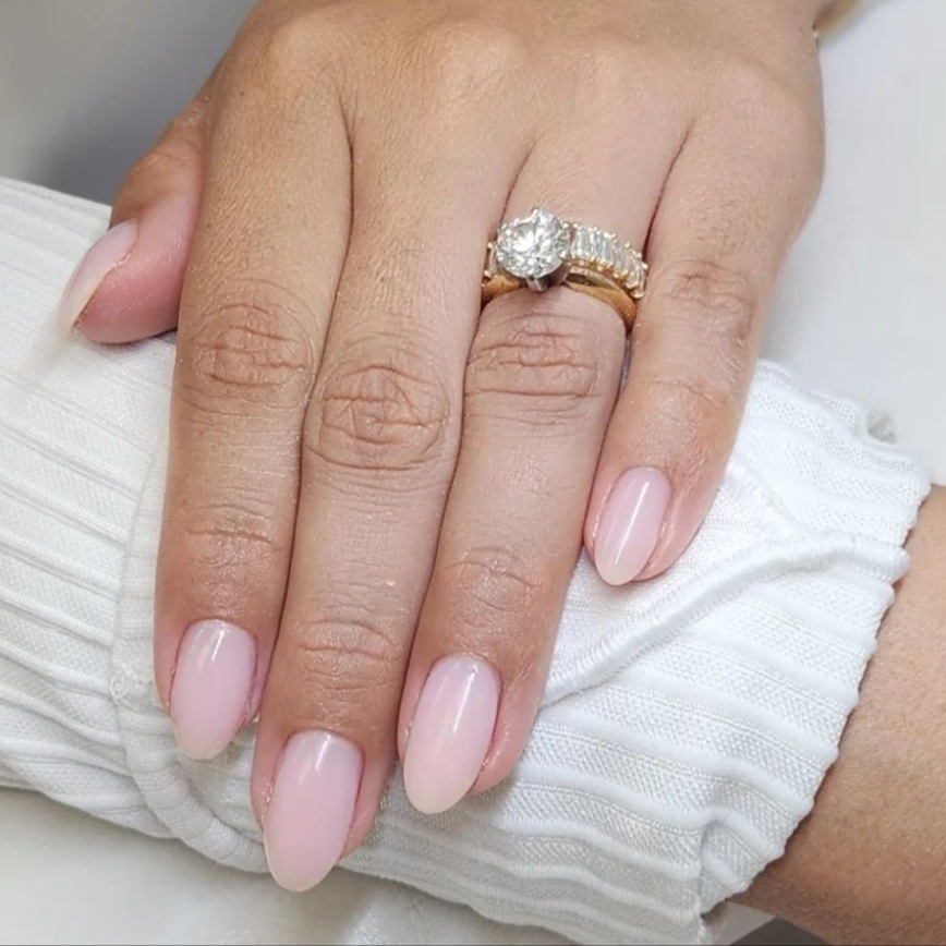 Russian Manicure with Hard Gel at Luxury Nails By Ruby in Redlands, CA