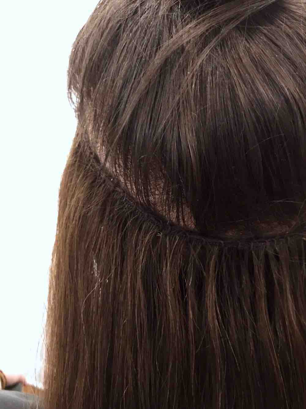 Beaded Weft Extensions 3 Rows