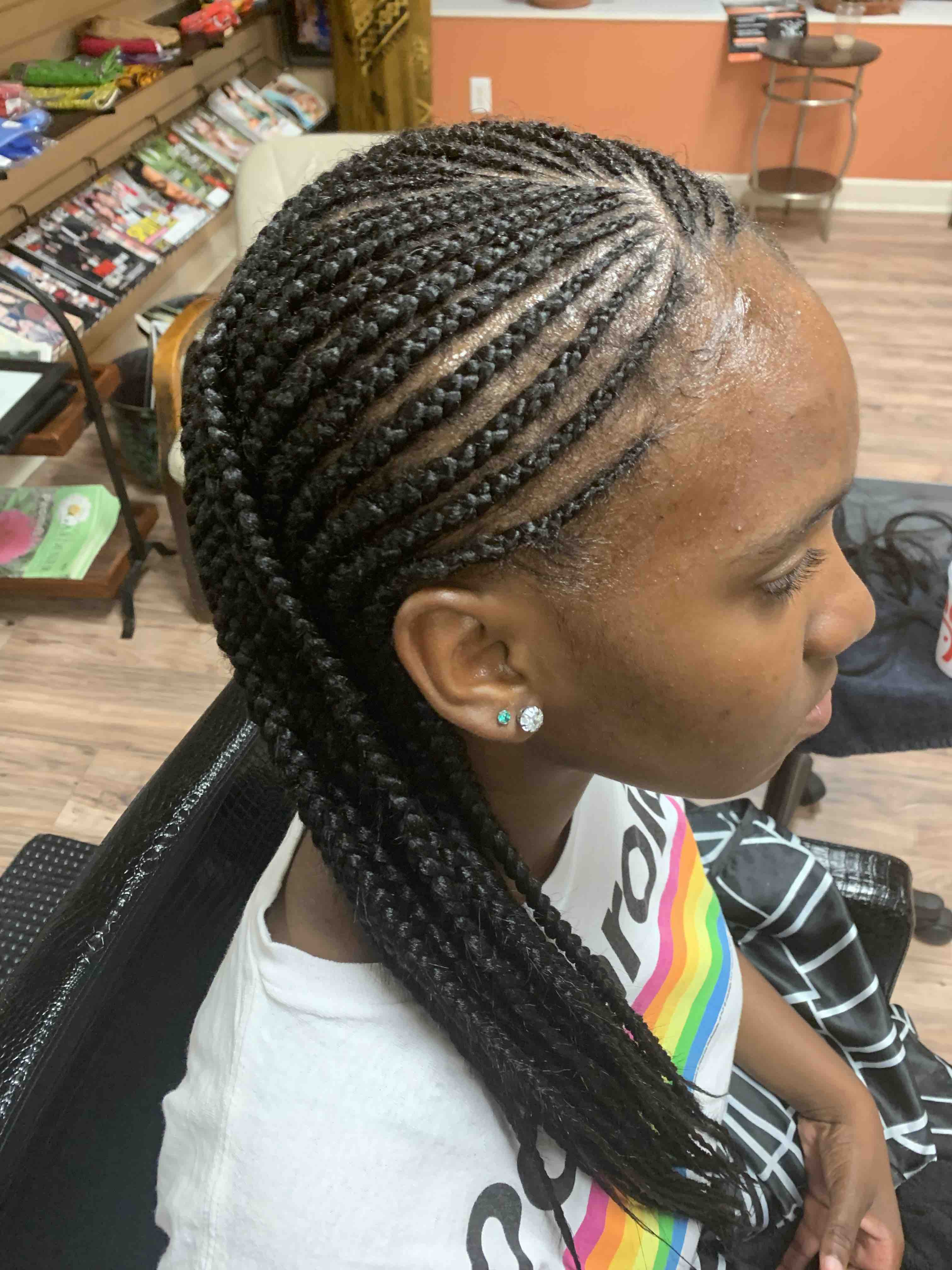 Cornrow Style - Hair Added