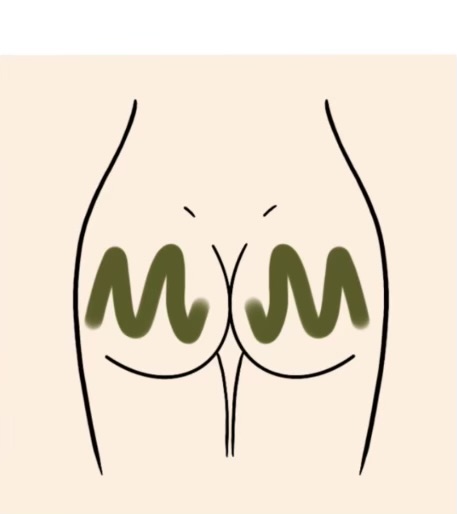 Buttocks Wax