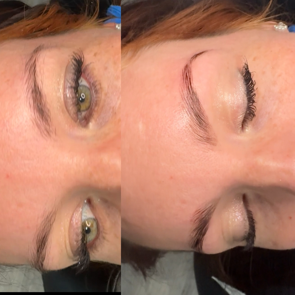 Brow Lamination With Tint