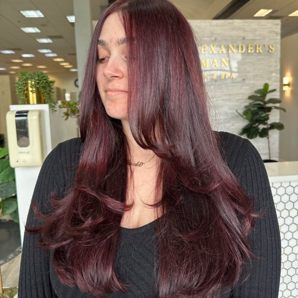 Layered Haircut Add-On at Beauty.by.ky in Corona, CA