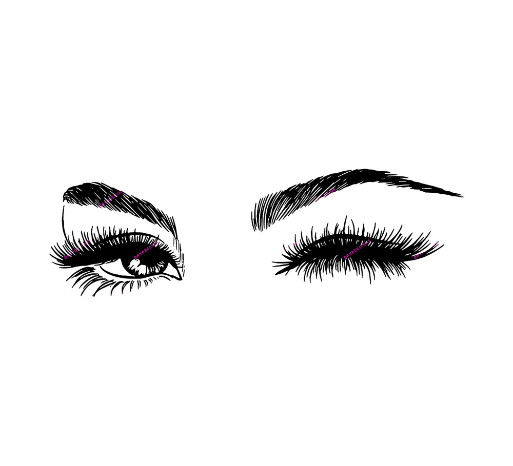 Color , Glitter , Lash Decals ✨