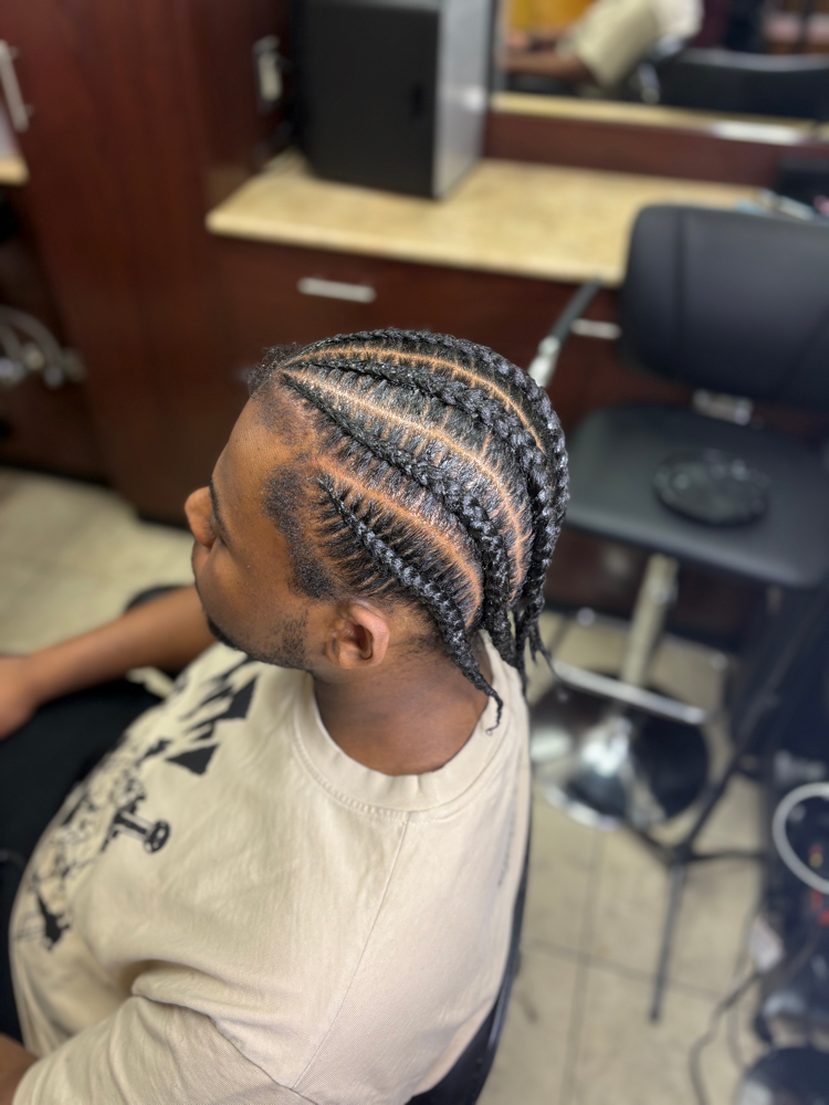 Men's 6-8 Stitch Braids