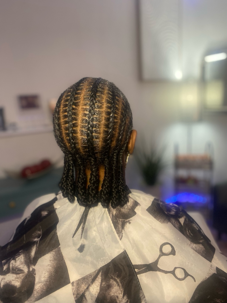 8 Stitch Braids with Barrel Ends