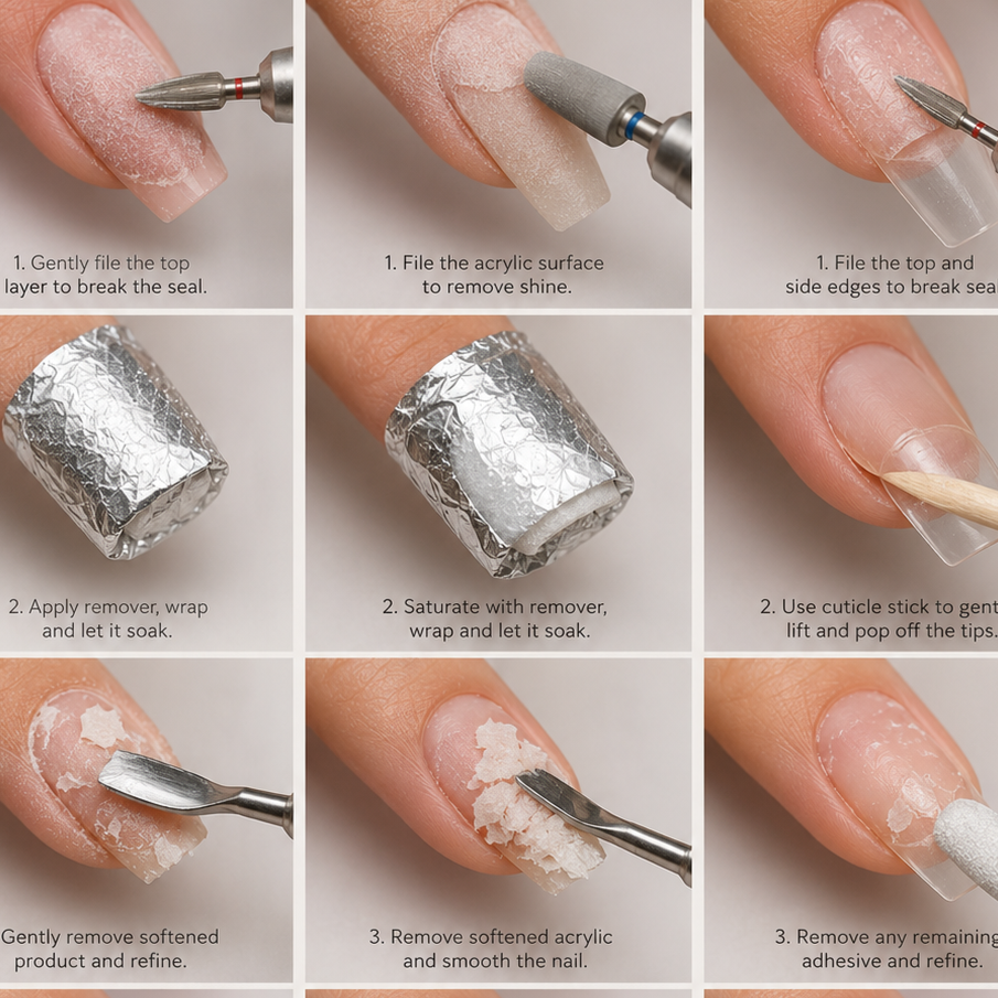 HARD GEL/ACRYLIC/GEL X REMOVAL at OvsAnna Beauty in GLENDALE, CA