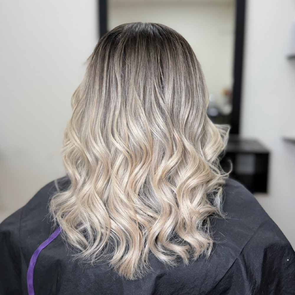Short Hair Balayage at Luxe Beauty House in Gainesville, GA