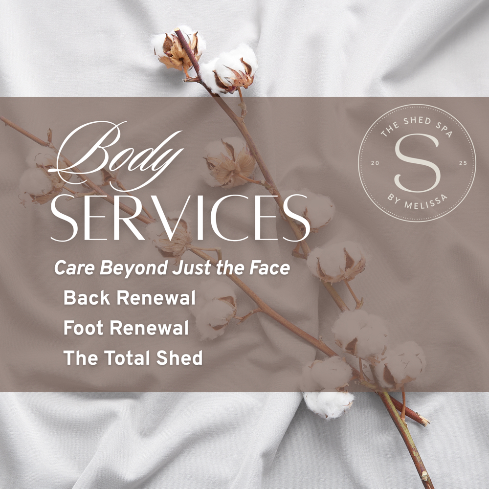 Body Services at The Shed Spa - Seymour Aesthetician in Seymour, TN
