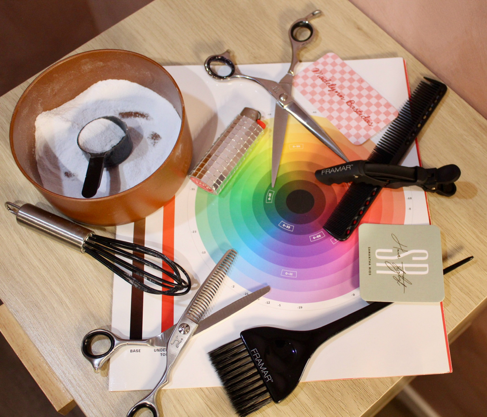 Partial Highlights at Strand of Sol Studio in Pasadena, CA