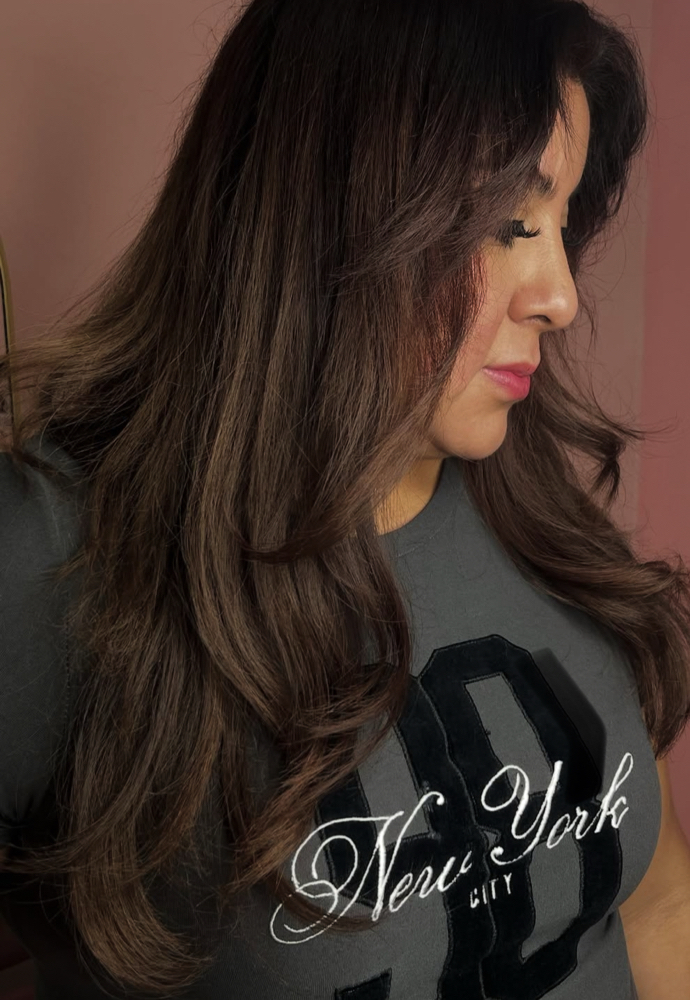 Long Layers Woman Haircut at Nails.by_ayleen in Joliet, IL