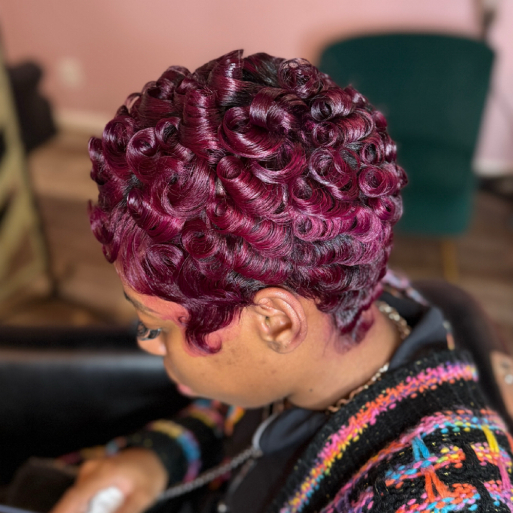 Relaxer Reshape Color And style at Her Forte Salon in Farmington Hills, MI