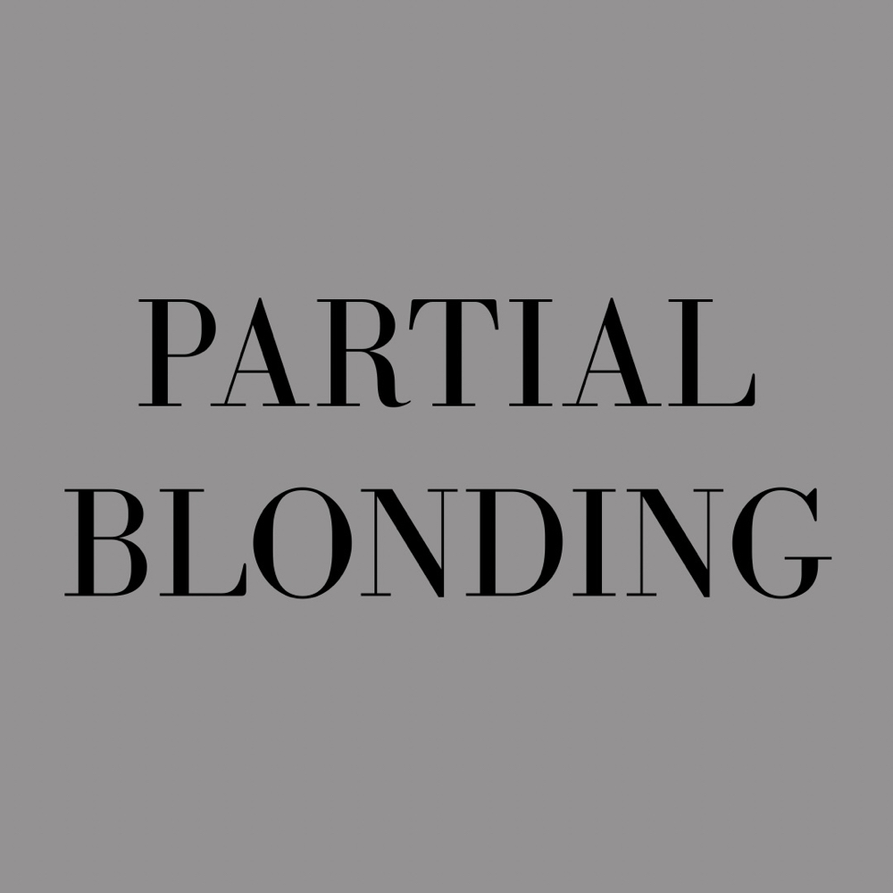 Partial Blonding