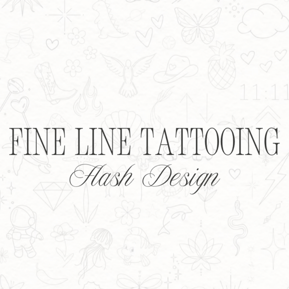 Fine Line Tattoing - Flash Design at Kura Studio in Gilbert, AZ