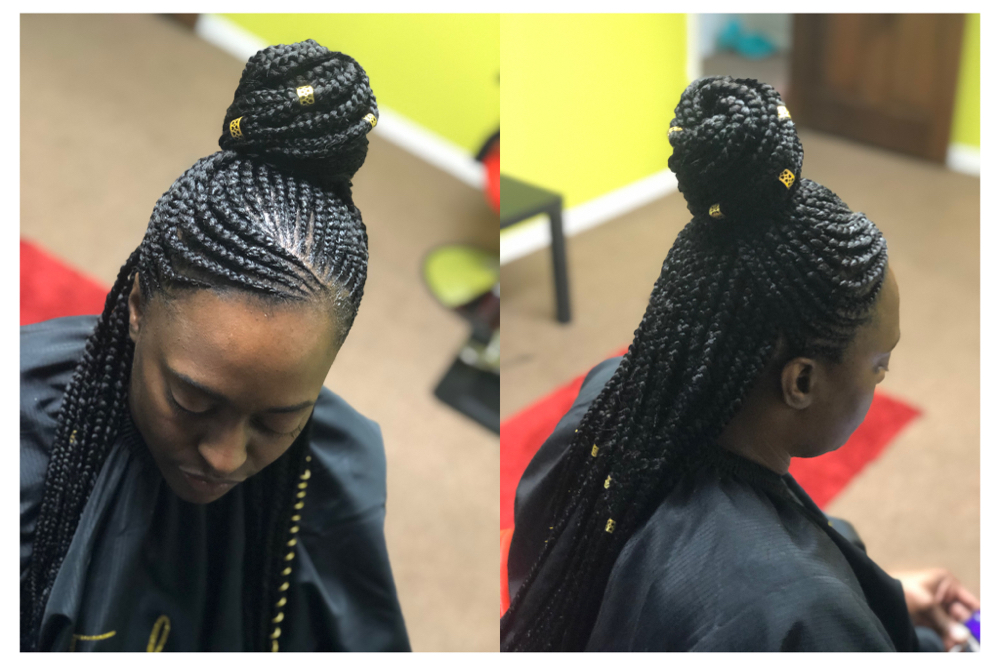 Small Feed-Ins W|Individual Braids