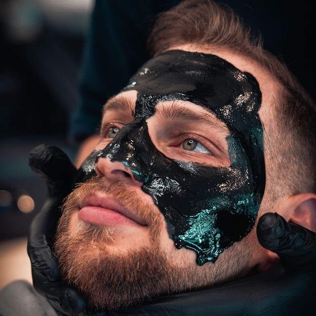 Facial Cleansing And Black Mask