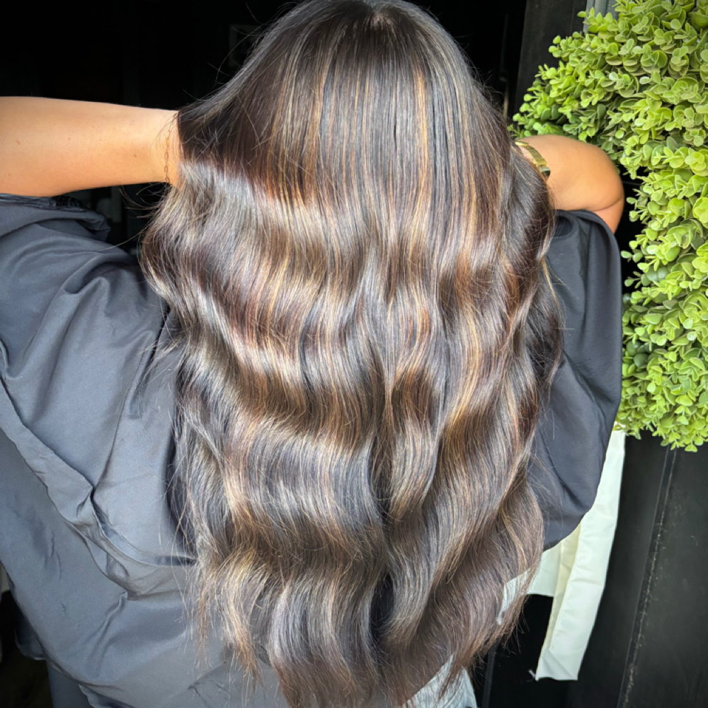 partial balayage at beautybykaelynpaige in Benton, AR