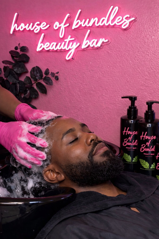 Beard Facial + Shampoo at House of Bundles Beauty Bar in Dedham, MA