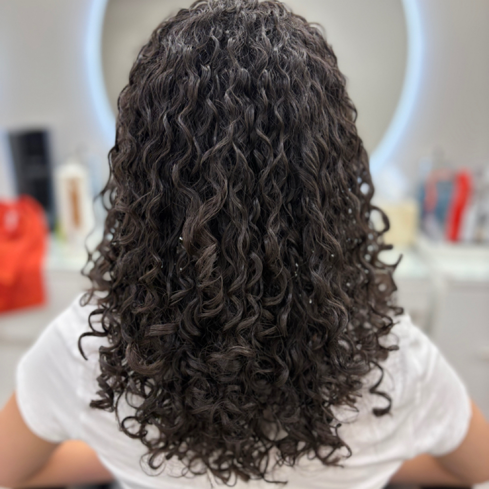 Dry Curly Haircut - Corte a Seco at Simone marques in Boca Raton, FL