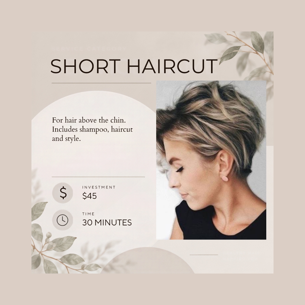 Short Haircut at Shannon West Hair in Loveland, CO
