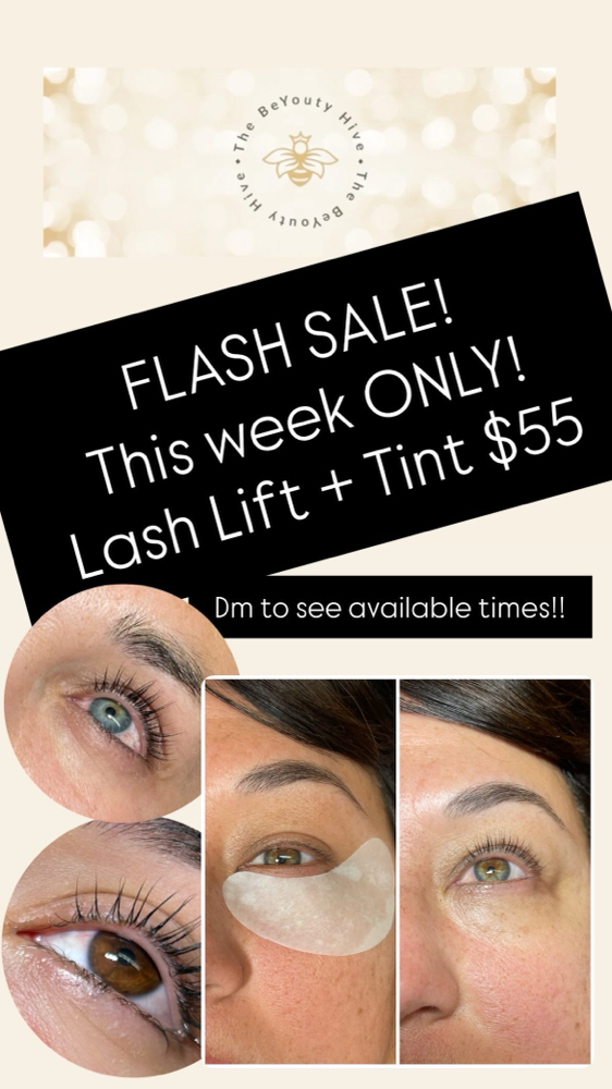 Lash Lift and Tint Flash Sale