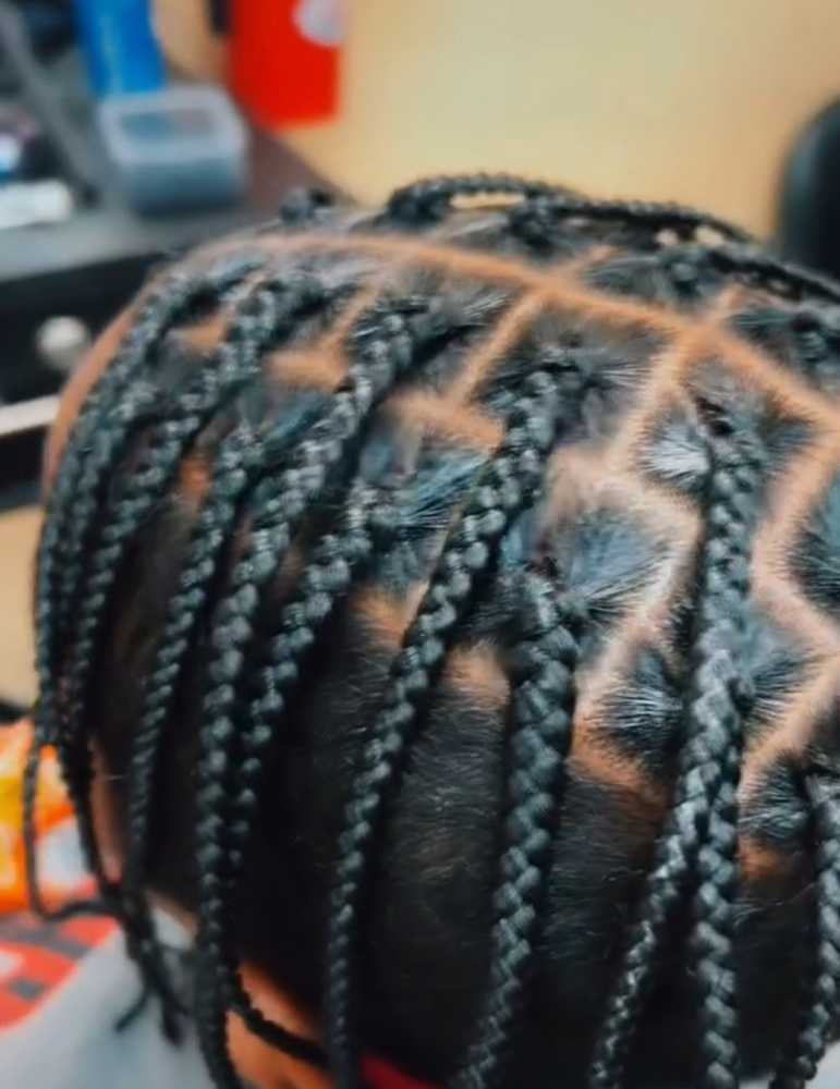 Mens Box Braids/Plaits
