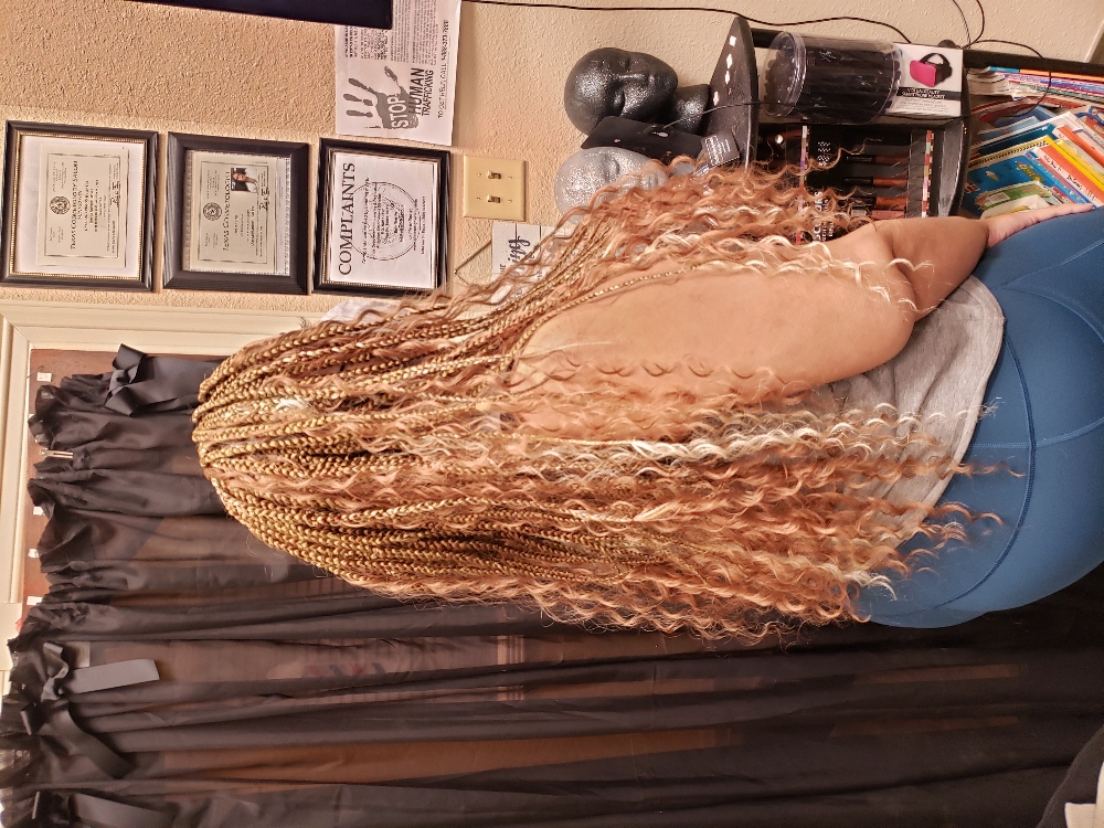 Goddess/Bohemian Braid/Waist Length