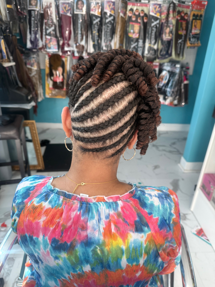 Voluminous Curly Updo