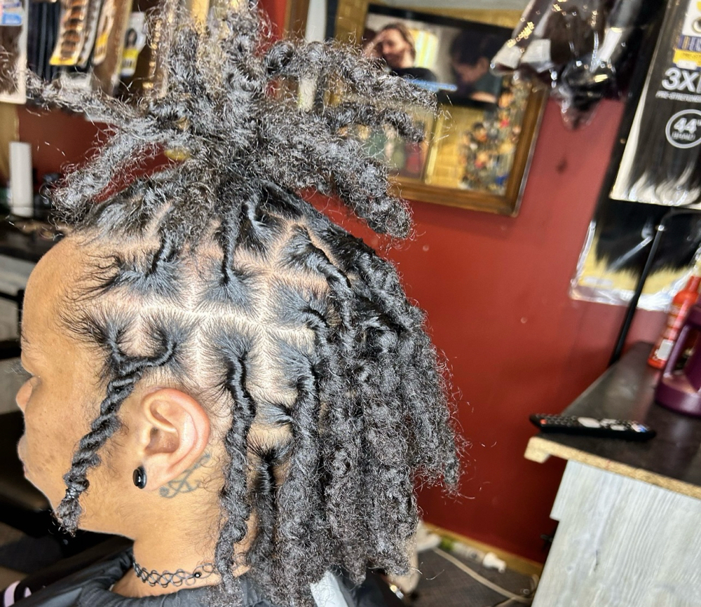Step:2 Half up half down