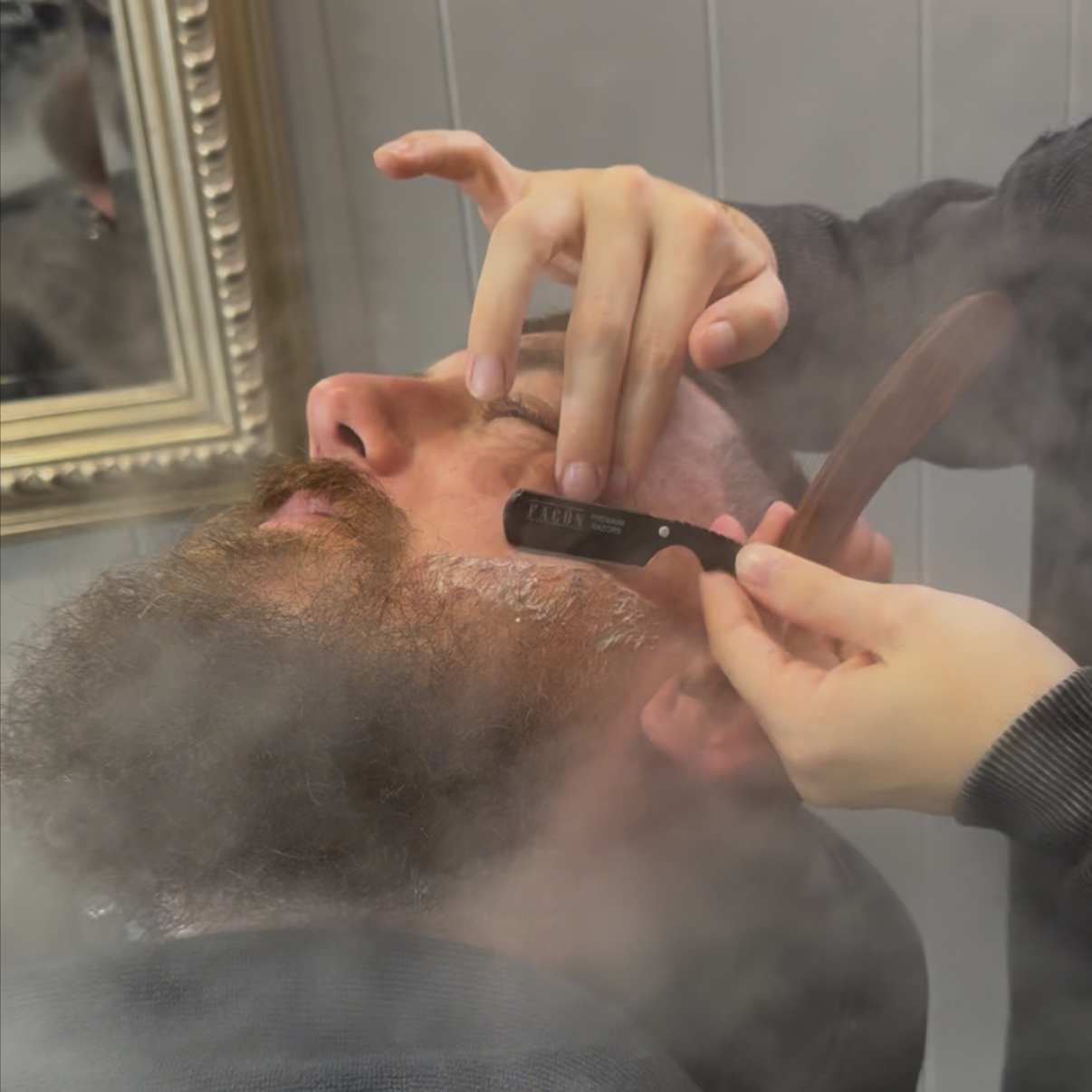 Straight Razor Line Up at Broadway Barber LLC in Springfield, MO
