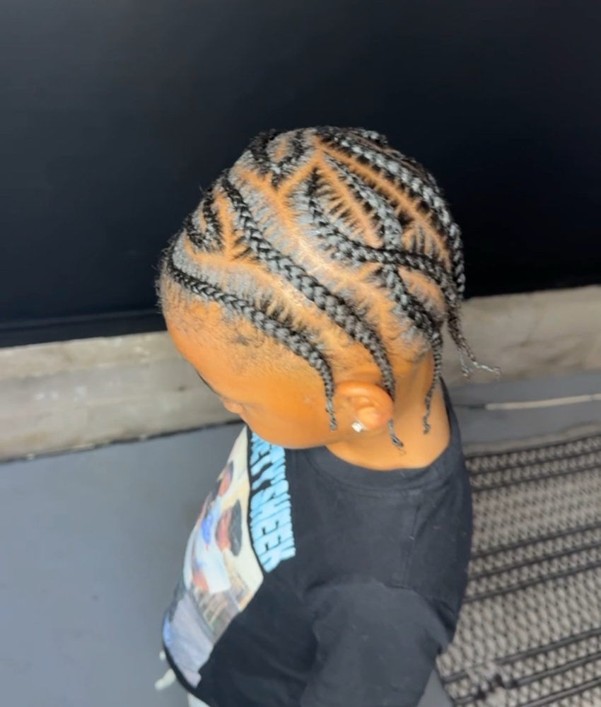 Boys freestyle stitch braids