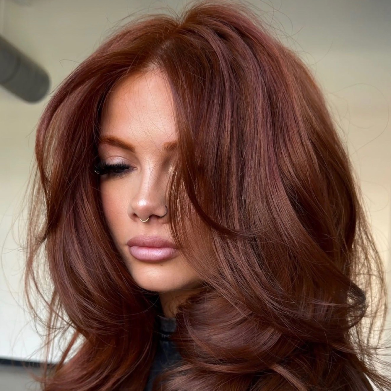 Root color touch up at Christy Gauldin in Grass Valley, CA