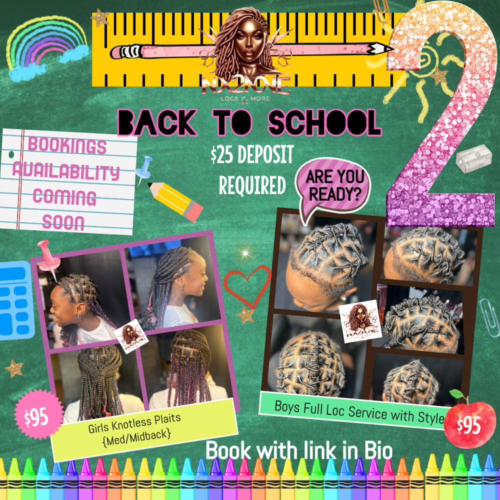 2025 Back To School (Locs) at Nx2None Locs & More in Stone Mountain, GA