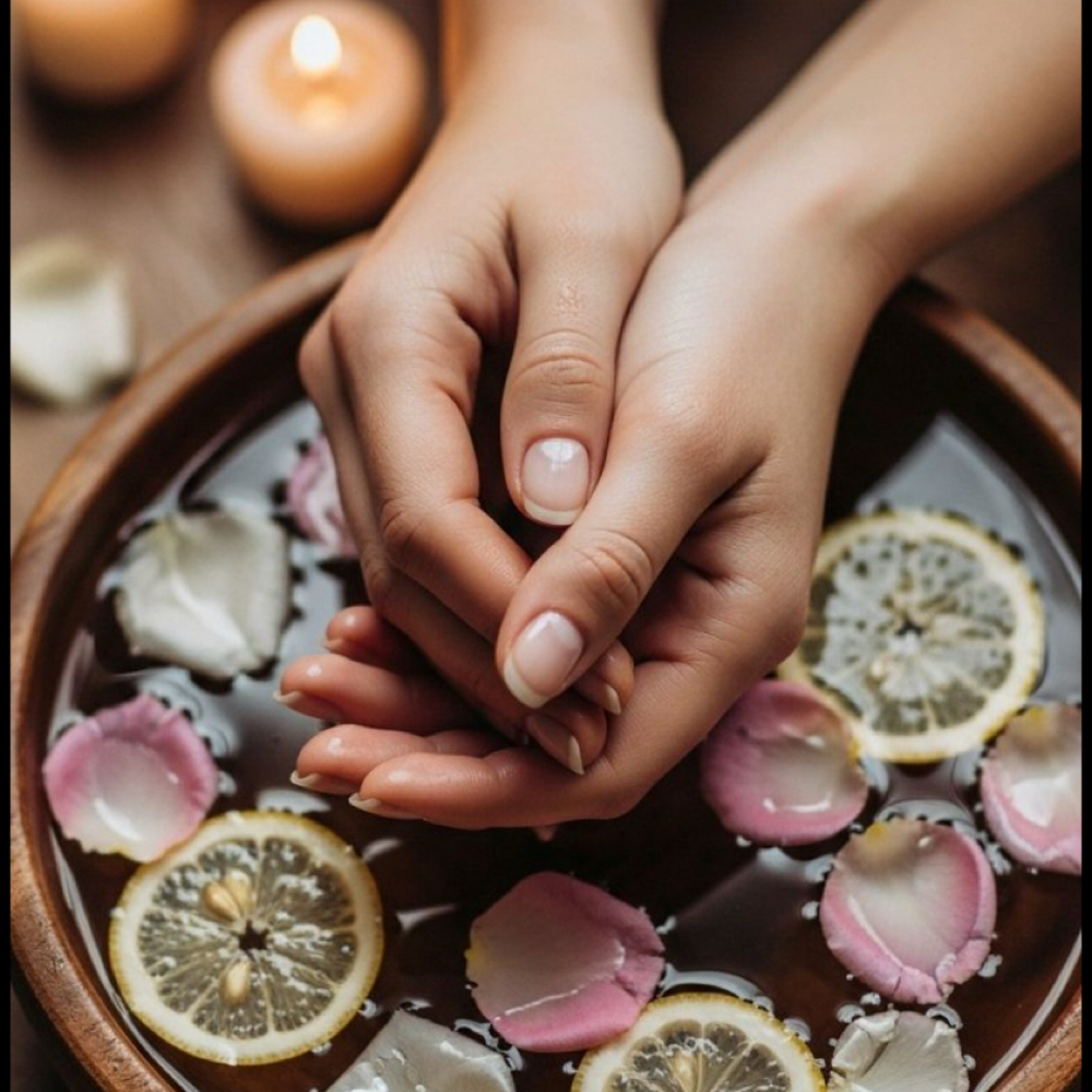 Signature Hand Spa Mani at Hairapy By Amaya LLC in Walterboro, SC