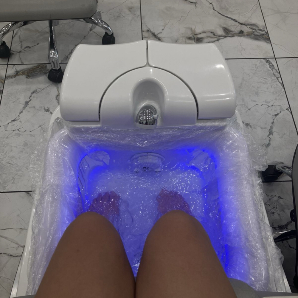 regular pedicure at beauty barn bliss in Lewisburg, WV