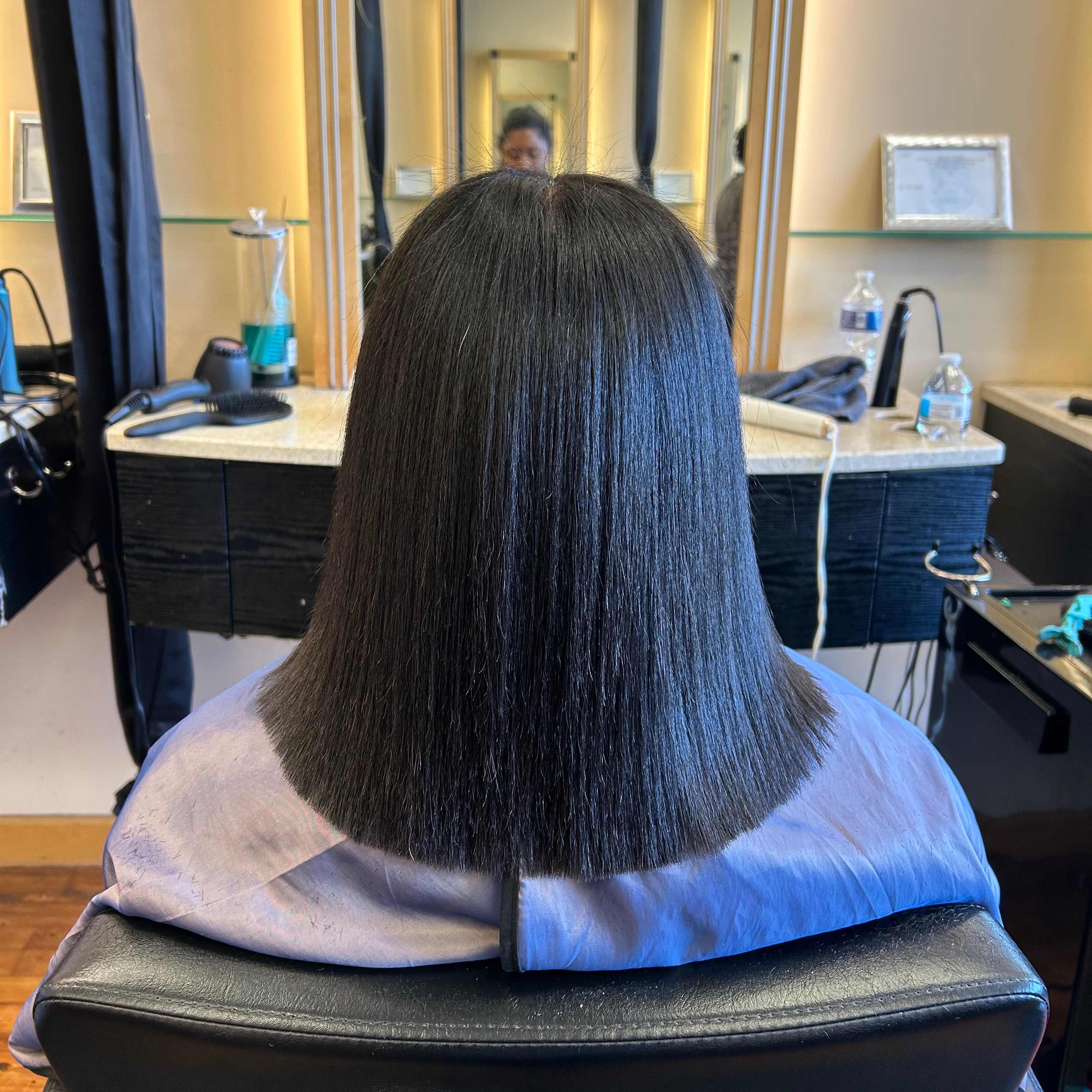 Silk Press w/Reconstructor at Looks By Mari in Kalamazoo, MI