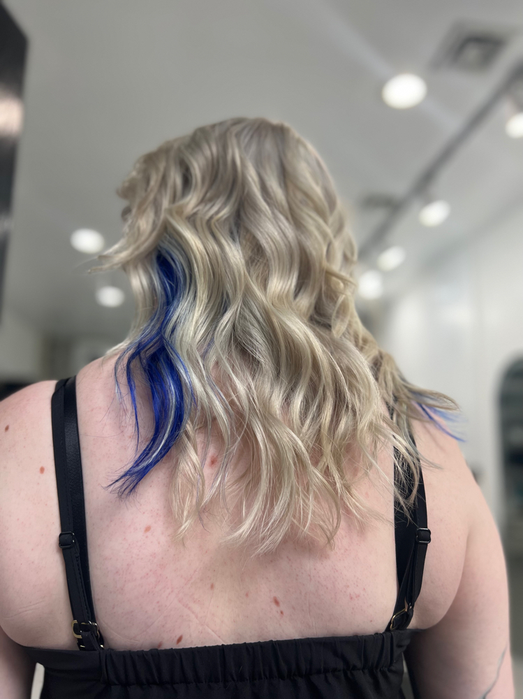 Platinum Root Retouch at Painted Hair Dreams Studio in New York, NY
