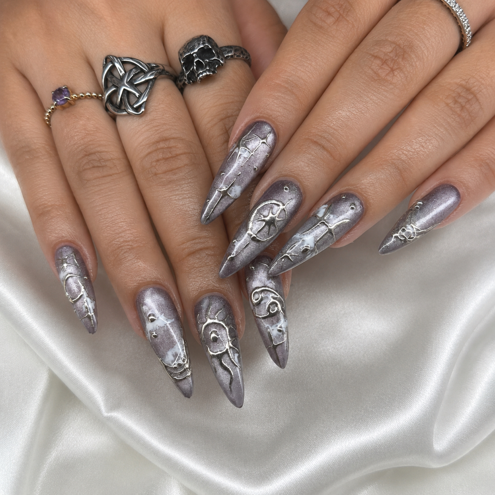 Acrylic fullsets at Rebel nails in New York, NY