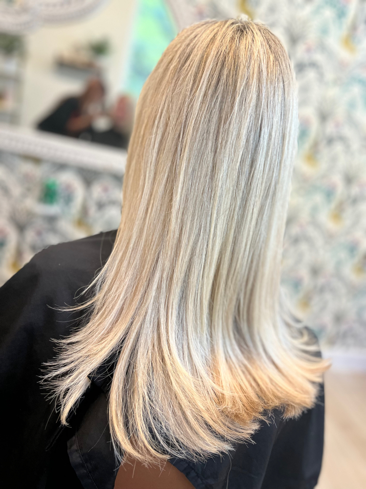 Base Color With Halo Blonding