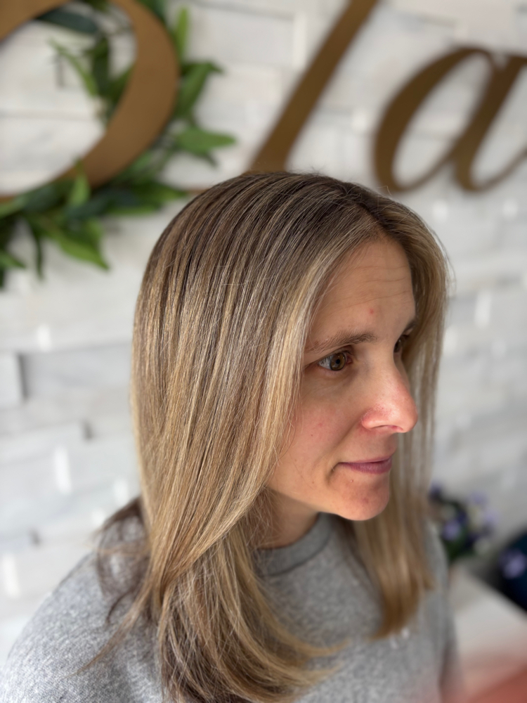 Partial Highlite With A Glaze