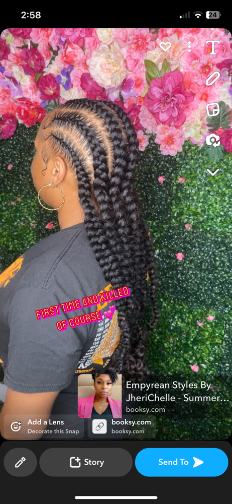Stitch Braids/butterflyends