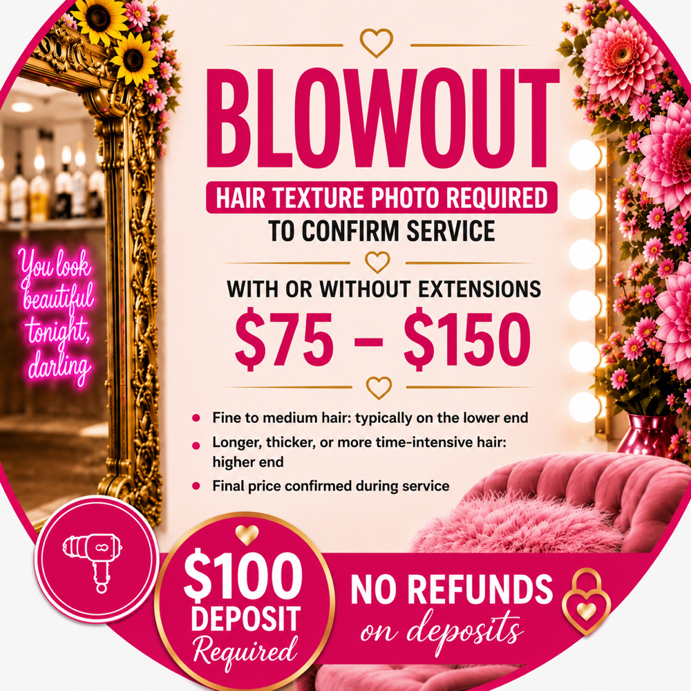 Blowout | With or Without Extension at SoBe Glam Express & She Chic Hair in Miami Beach, FL