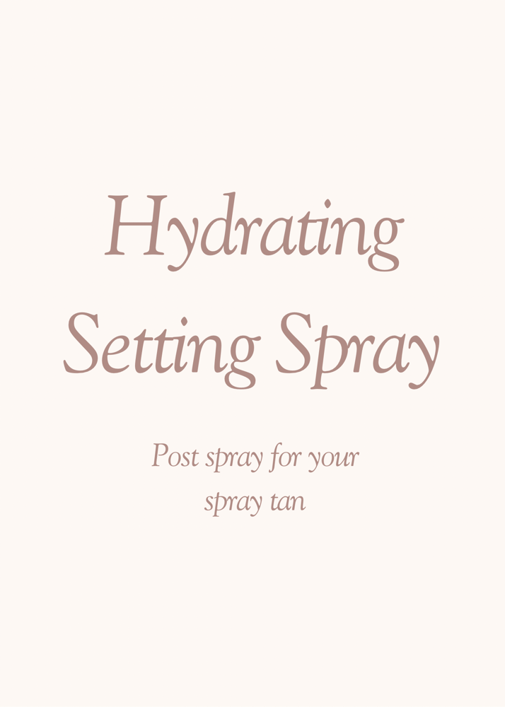 Hydrating Setting Spray at Bronzed by Arianna