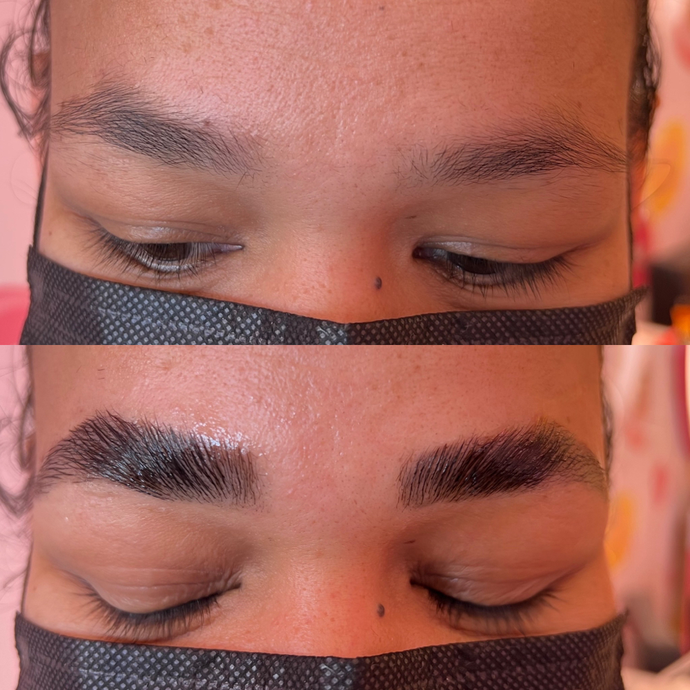 Brow Shaping And Tiniting